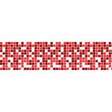 Faixa decorativa - Border Pastilhas - 750 Vermelho - R+ adesivos
