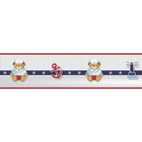Faixa decorativa - Border Urso Marinheiro - 782 - R+ adesivos