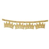 Faixa Decorativa Coroa Ouro 3,60M Dec. Festas - Cromus