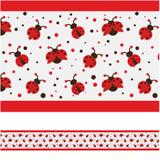 Faixa Decorativa para Quarto de Bebê Joaninha 6mx15cm - Quartinhos