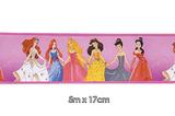 Faixa Para Quarto de Bebê Boldor Cor Princesas