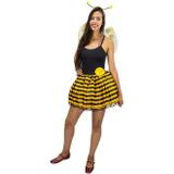 Fantasia Abelha Adulto Feminina Com Asas - Fantasias carol kb