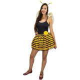Fantasia Abelha Adulto Feminina Com Asas - Fantasias carol kb