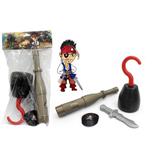 Fantasia Acessorio KIT Pirata 30CM - Leplastic