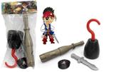 Fantasia Acessorio KIT Pirata 30CM Unidade Leplastic