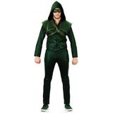 Fantasia Arrow / Arqueiro Verde Adulto Original Casaco/calça - Sulamericana