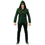 Fantasia Arrow / Arqueiro Verde Adulto Original Casaco/calça - Sulamericana