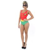 Fantasia Body Robin Adulto - Liga da justiça