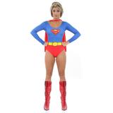 Fantasia Body Super Mulher Adulto - Liga da justiça