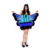 Fantasia Borboleta Azul - Plus Size - Heat girls
