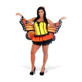 Fantasia Borboleta Laranja - Heat Girls