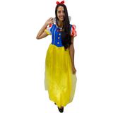 Fantasia Branca de Neve Adulto Feminino Com Tiara - Fantasias carol ch