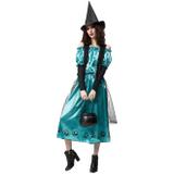Fantasia Bruxa Briana Verde Adulto Com Colete de Halloween - Fantasias carol fsp