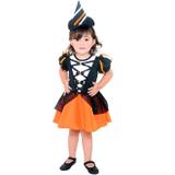 Fantasia Bruxinha Bebê Halloween Sulamericana Original