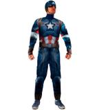 Fantasia Capitão América Adulto Luxo A Era de Ultron - Rubies