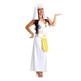 Fantasia Cleopatra Branca Adulto - A terra dos faraós
