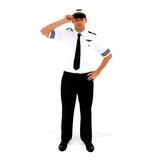 Fantasia Comandante de Avião Adulto - Comandante e aeromoça