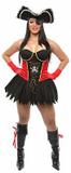 Fantasia Cosplay Mulher Pirata Sexy Luxo Adulto Feminino - Jade fashion