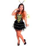 Fantasia de Abelha Adulto Heat Girls Luxo Animais - Sulamericana
