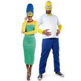 Fantasia de Casal Homer e Marge Simpsons Adulto - Os simpsons