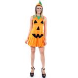 Fantasia de Halloween Abobora Feminino Adulto Heat girls - Sulamericana
