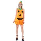 Fantasia de Halloween Abobora Feminino Adulto Heat girls - Sulamericana