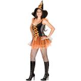 Fantasia de Halloween Bruxinha Sexy Adulto Com Chapéu - Sulamericana