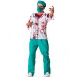 Fantasia de Halloween Médico Zumbi Adulto Masculino Completa - Fantasias carol fsp