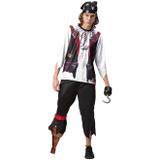 Fantasia de Halloween Pirata Adulto Masculino Com Bandana - Fantasias carol fsp