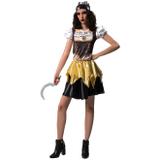 Fantasia de Halloween Pirata Gold Adulto Feminina Com Bandana - Fantasias carol fsp