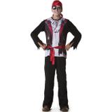 Fantasia de Halloween Pirata Zumbi Adulto Masculino Com Tapa olho - Fantasias carol fsp