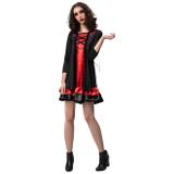 Fantasia de Halloween Princesa Vampira Adulto Com Capa - Fantasias carol fsp