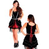 Fantasia de Vampira Midnight Adulto Heat Girls Luxo - Sulamericana