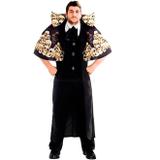 Fantasia Drácula Caveira Adulto Luxo Sulamericana