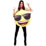 Fantasia Emoji Adulto Unissex de Óculos Escuro - Sulamericana