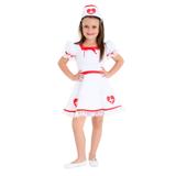 Fantasia Enfermeira Infantil Luxo - Médico e cia