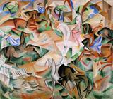 Fantasia Equestre - Alice Bailly - Tela 30x34 Para Quadro - Santhatela