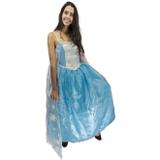 Fantasia Frozen Adulto Elsa de Luxo - Fantasias carol kb