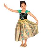 Fantasia Frozen Anna Luxo Baile M - Rubies