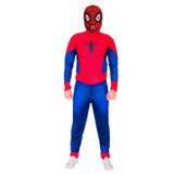 Fantasia Homem Aranha Longa Adulto - Regina