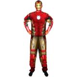Fantasia Homem de Ferro / Iron Man Adulto Luxo Vingadores 2 Com Músculo - Rubies