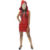 Fantasia La Casa De Papel Adulta Vestido Com Mascara - Fantasias carol he