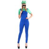 Fantasia Luigi Feminino - Super Mario - Super mario world