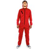 Fantasia Macacão Vermelho Adulto - Unissex - Sem máscara - La casa de papel