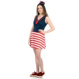 Fantasia Marinheira Sete Mares Adulto - Heat Girls - Marinheiros