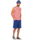 Fantasia Marinheiro Adulto Regata Verão - Sulamericana