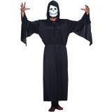 Fantasia Morte Adulto Halloween Com Máscara - Sulamericana