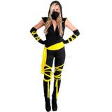Fantasia Ninja Adulto Feminino Heat Girl Completa Sulamericana
