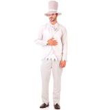 Fantasia Noivo Cadaver Adulto Luxo Halloween - Sulamericana