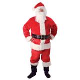 Fantasia Papai Noel Veludo Luxo 8 Peças Tam Único Magizi